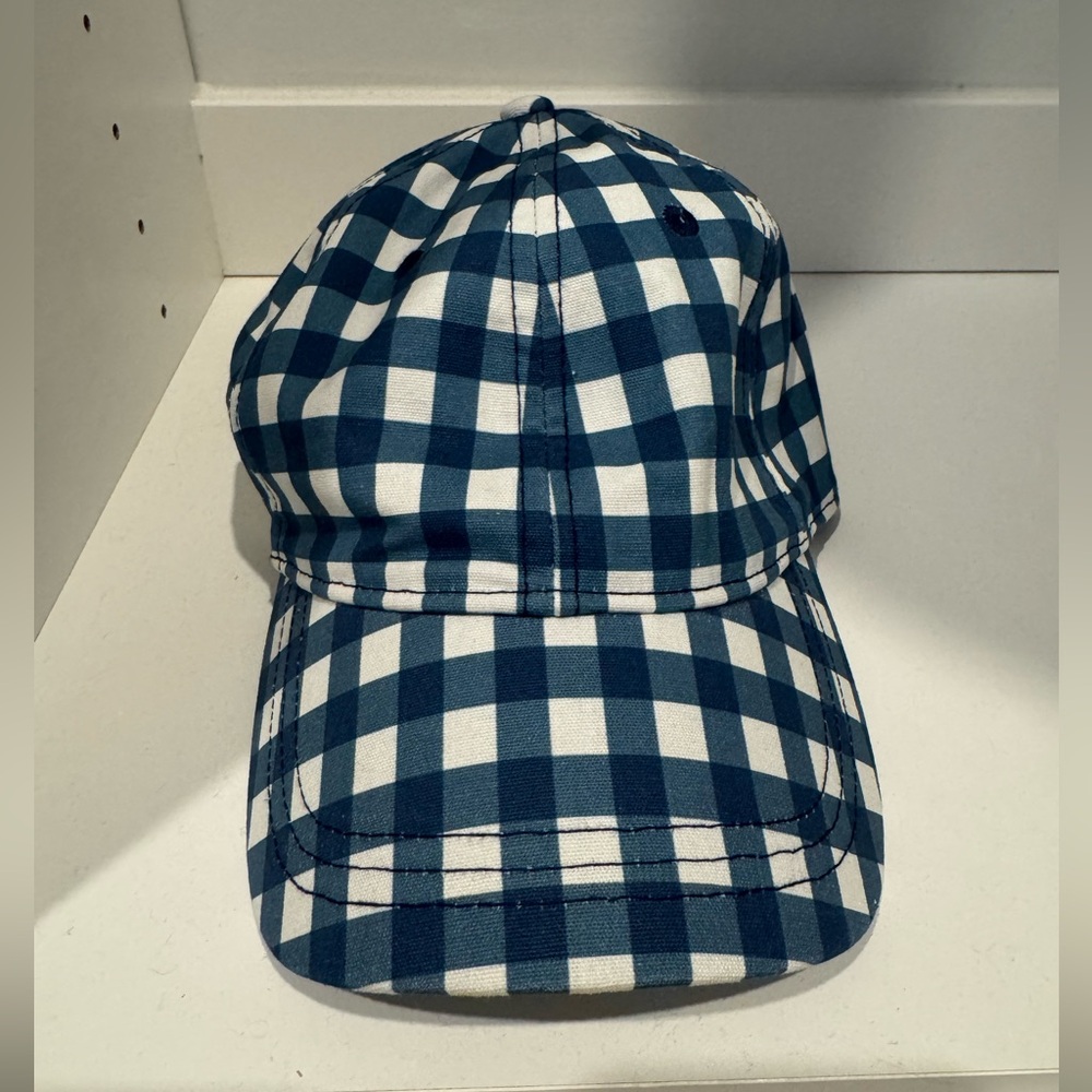 J. Crew Blue & White Women’s Gingham Hat